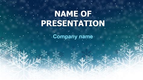 Winter Theme Ppt Template